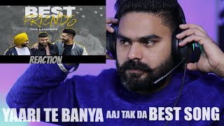 REACTION ON : Best Friends(official video)|The Landers | Guri singh | Sync | New Punjabi Songs 2022