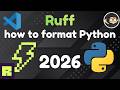 How to format Python code with Ruff in VS Code