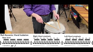 Concert Snare | Accented Buzzes for Calibration