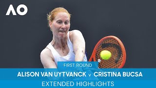 Alison Van Uytvanck v Cristina Bucsa Extended Highlights (1R) | Australian Open 2022