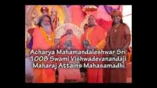 Acharya Mahamandaleshwar Sri 1008 Swami Vishwadevanandaji Maharaj Attains Mahasamadhi