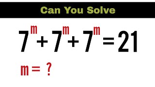 Keindahan Dan Keseruan Soal Eksponen | Tentukan Nilai m | Math Olympiad