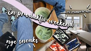 En produktiv weekend!! Renoverer vores lejlighed *en update* \u0026 andre weekendting