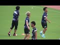 2021.8.28　fc岐阜vs福島　ピッチ内練習