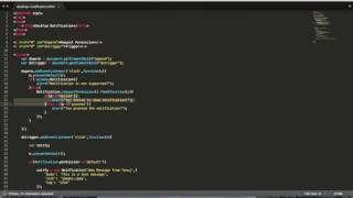 Desktop Notification API HTML5