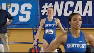 NCAA INDOOR : ABBY STEINER BACK TO BACK IN 200M - 22.16 MR