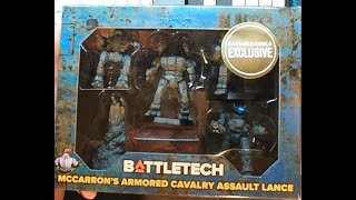 Battletech McCarron's Armored Cavalry Assault Lance Unboxing