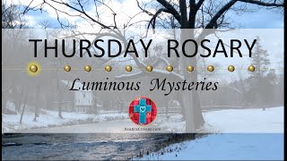 Thursday Rosary • Luminous Mysteries of the Rosary 💚 February 8, 2024 VIRTUAL ROSARY - MEDITATION