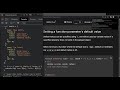Setting a Function Parameter's Default Value - Destructuring Assignment - JavaScript.