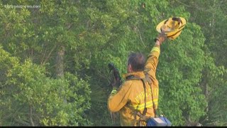 Crews contain forest fire in St. Johns County