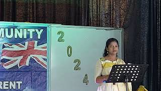 KCBOT 2024 Onam Celebrations - Song by Lakshmi Ratheesh