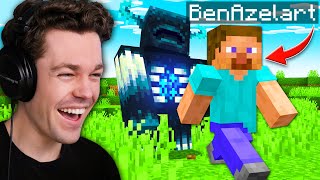 I Taught BEN AZELART How To Play Minecraft!