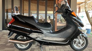 通勤・通学に！　HONDA フォーサイト　MF04 タイヤ前後新品　ブレーキパッド新品　油脂類交換　ベルト良好　実働　走行良好　オールペン