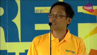 GE2015: Jesse Loo speaks at the RP rally at Ang Mo Kio, Sep 4