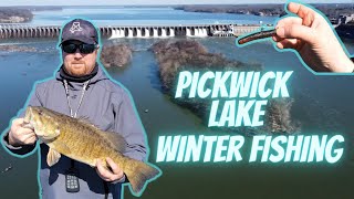 Winter Finesse Fishing Below GIANT Dam | Fishing the Pickwick Lake Horseshoe