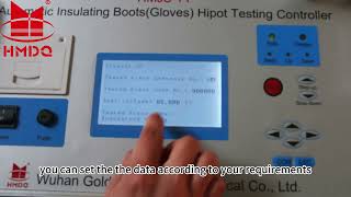 HMJS-T1 Automatic Insulating Bootsgloves Hipot Testing Device