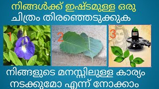 നിങ്ങളുടെ ആഗ്രഹം സാധിക്കുമോ എന്നറിയാൻ ഒരു ചിത്രം തിരഞ്ഞെടുക്കൂ