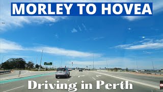 Driving in Perth  - MORLEY TO HOVEA , WESTERN AUSTRALIA | JOHN FORREST NATIONAL PARK