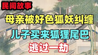 民間故事合集：母親被好色狐妖糾纏，十歲的兒子買來狐貍尾巴逃過一劫