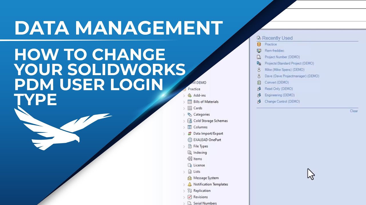 How To Change Your SOLIDWORKS PDM User Login Type - YouTube