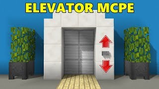 MCPE : CARA MEMBUAT ELEVATOR ATAU LIFT DI MINECRAFT PE | MINECRAFT TUTORIAL REDTONE