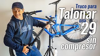 Talonar una 29 sin compresor para Tubeless | Probamos el inflador Xiaomi