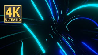 VJ LOOP NEON Teal Blue Party Abstract Background Video 4k Visual SCI-FI Screensaver Motion Graphic