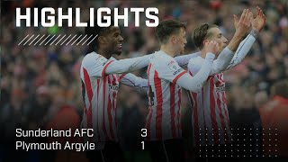 Jack Clarke Scores Again | Sunderland AFC 3 - 1 Plymouth Argyle | EFL Championship Highlights