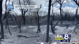 Lavaside Fire creates alien landscape