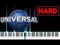 Universal Studio Intro Song Hard Piano Cover (%50 Speed)