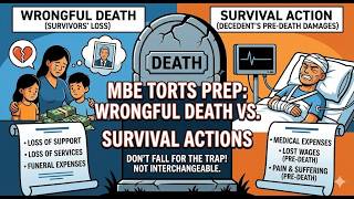 MBE Torts Masterclass: wrongful death.