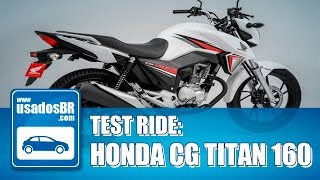 Avaliação Honda CG Titan 160