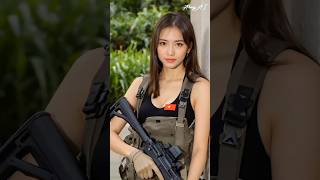 The charm of southeast asian female soldiers part 2 #ai #soldiers #woman  #midjourney #warriors