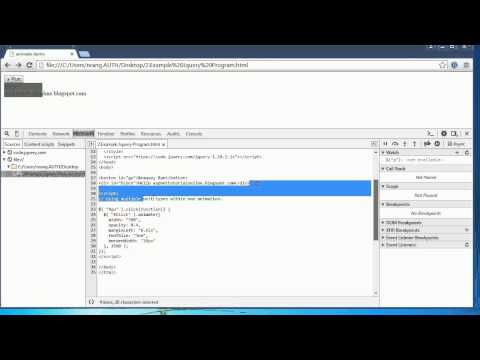 JQuery Tutorial 2 - JQuery Basic Program with complete explanation JQuery Tutorial 2 - JQuery Basic Program with complete explanation