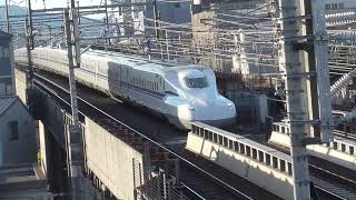 【N700S】東海道新幹線　京都駅～東山トンネル