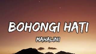 Bohongi Hati - Mahalini (Lirik Lagu) | Saat ku rindu ku coba tak rindu (ON TRENDING)