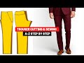 How To Cut And Sew A Trouser With Pocket Male  Female A-z Step By Step Full Video