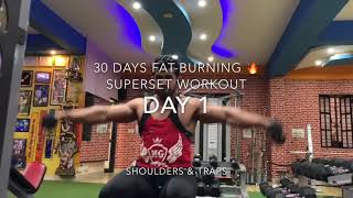 Day 1- 30 ದಿನದಲ್ಲಿ ಬೊಜ್ಜು ಕರಗಿಸಲು ವ್ಯಾಯಾಮ/ 30 days Fat-Burning🔥 Superset workout by Pavan Shetty