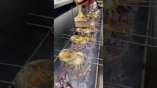 【锦州烧烤】夏师傅 新品 烤河蟹教程 (Jinzhou Barbecue River Crab Kebabs)