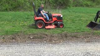 2005 KUBOTA BX2230 4X4 TRACTOR WITH BELLY MOWER