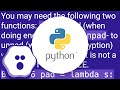 Encrypt & Decrypt using PyCrypto AES 256