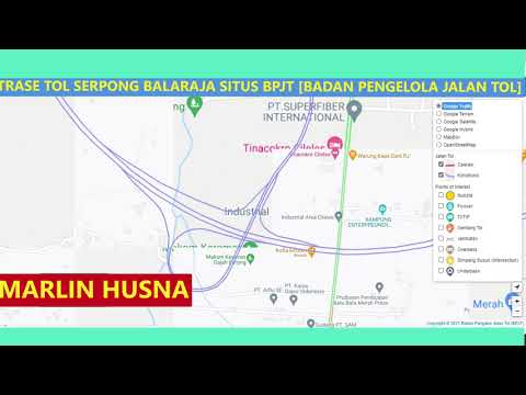 Trase Tol Serpong Balaraja Melalui Situs BPJT Badan Pengelola Jalan Tol ...