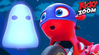 Chasing the Ghost 🎃 Ricky Zoom Halloween 👻 Cartoons for Kids | Ultimate Rescue Motorbikes for Kids
