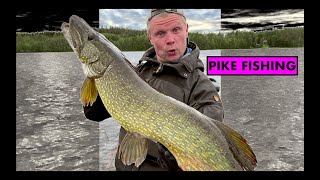 Nyt on melekonen pölli. Kalastus, hauen kalastus. Pike Fishing.