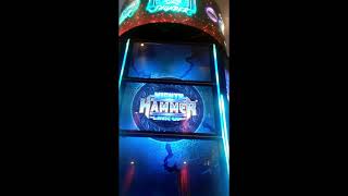 NEW GAME!!!  First Spin Bonus!!  Mighty Hammer  Huge Bonus Multipliers