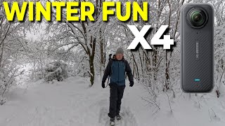 Capture Stunning Winter Footage with the Insta360 X4!