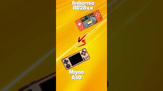 The Miyoo A30 vs the Anbernic RG28xx: What does the one have that the other doesn't?