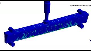 Impact Analysis of a Reinforced Concrete Beam featuring ANSYS LS-DYNA