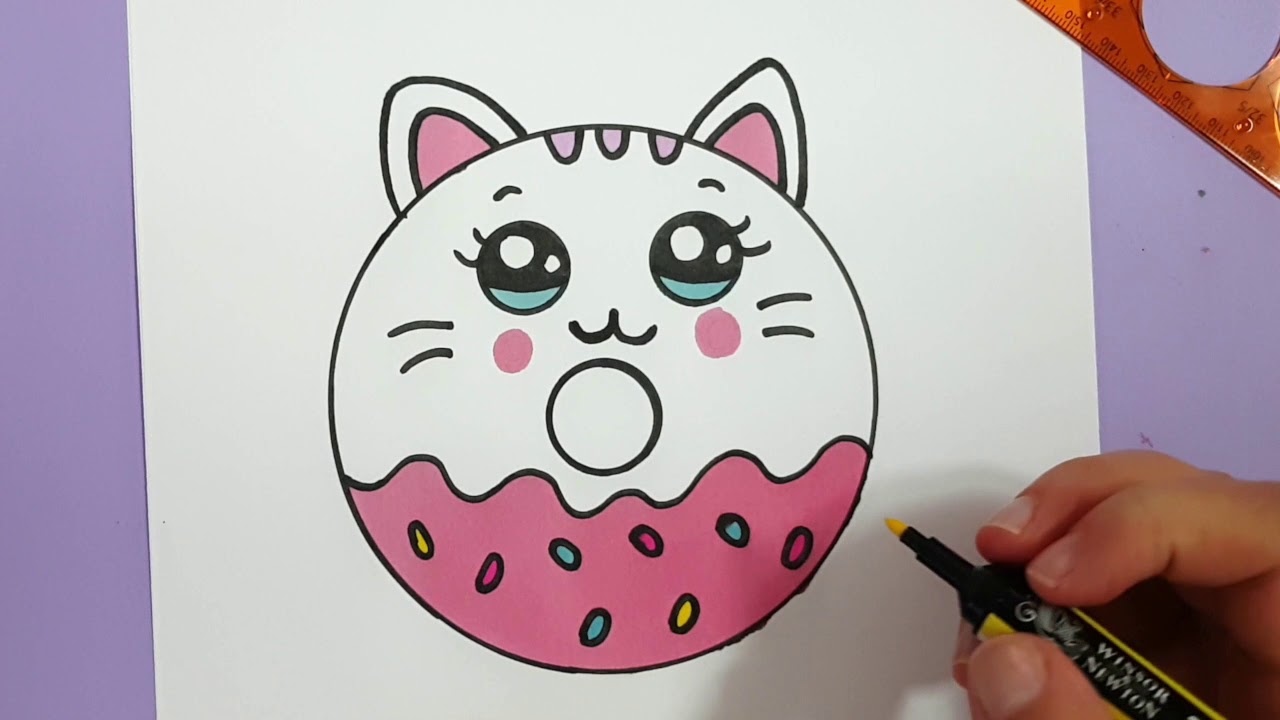 Kawaii Easy Cute Donut Drawings