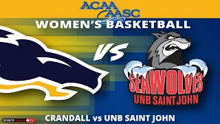 ACAA Women's Basketball 🏀 UNBSJ @ Crandall [Jan 17, 2025]